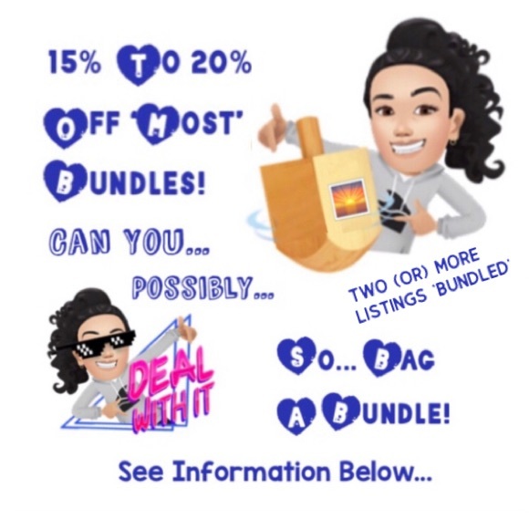 ✨’Bundle’✨ (2) or More Listings For a Discount... Read On!